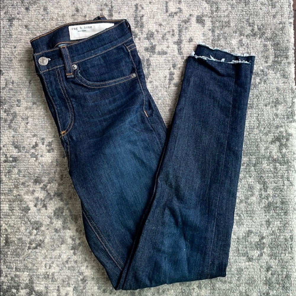 Rag and Bone high rise dark wash jeans size 25